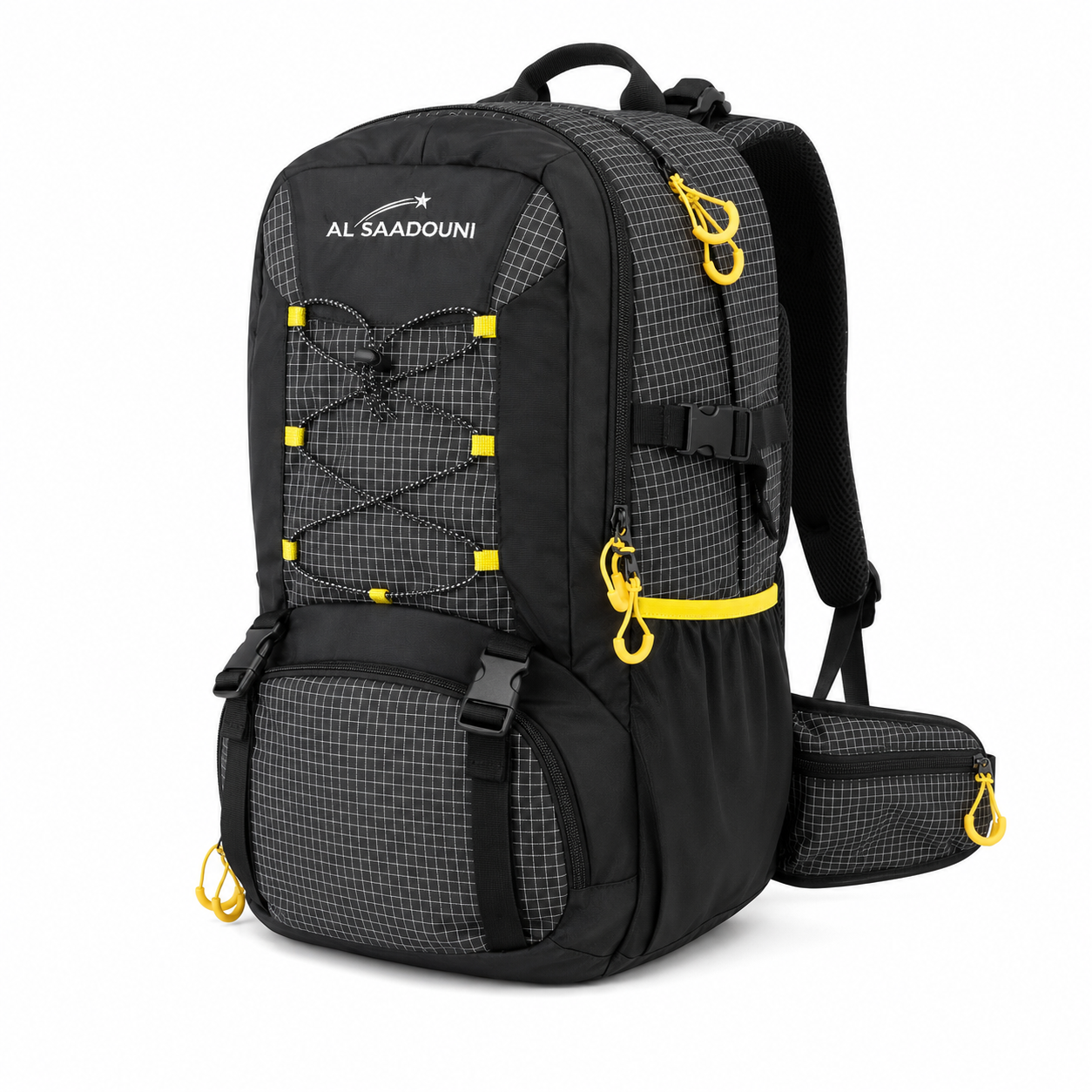 35L Hiking Backpack – Waterproof Travel Backpack with Laptop Compartment & Rain Cover | AL SAADOUNI